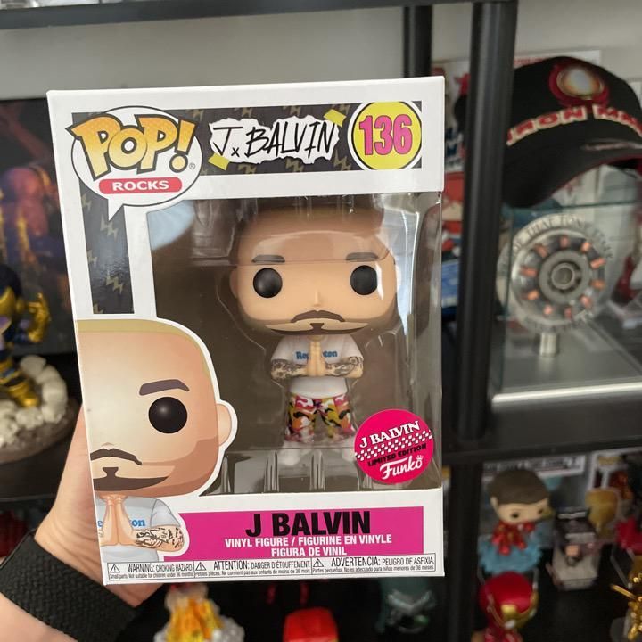 j balvin green hair funko pop