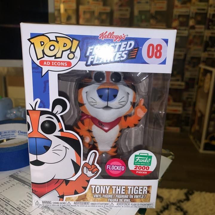 tony the tiger flocked funko pop
