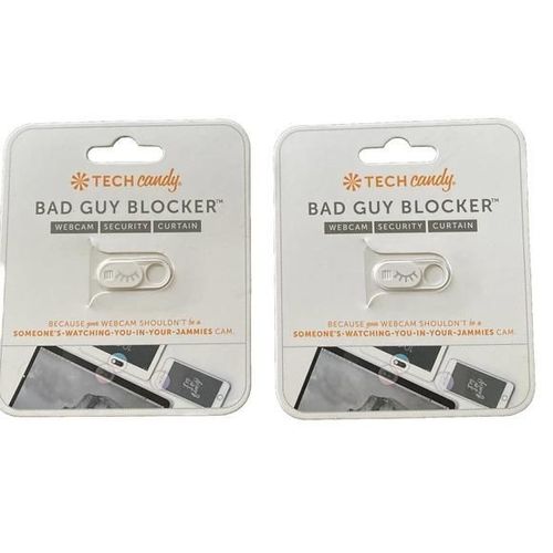 Bad Guy Blocker Tech Candy Lot Of 2 Removable Webcam Cover Camera Curtain  NEW