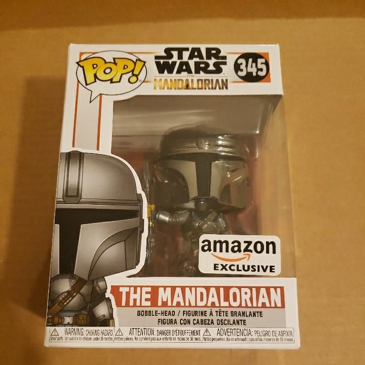 chrome mandalorian funko