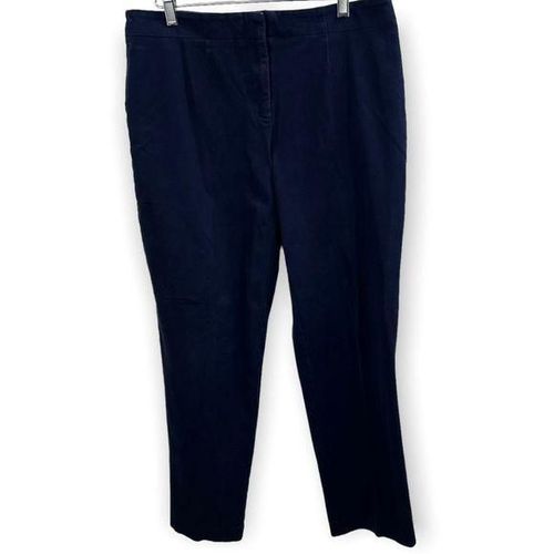 Chicos Fabulously Slimming Stretch Denim Pant Size 1 Blue Short