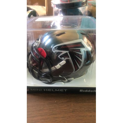 Mike Vick and Calvin Ridley mini helmets!! Signed with COA!!