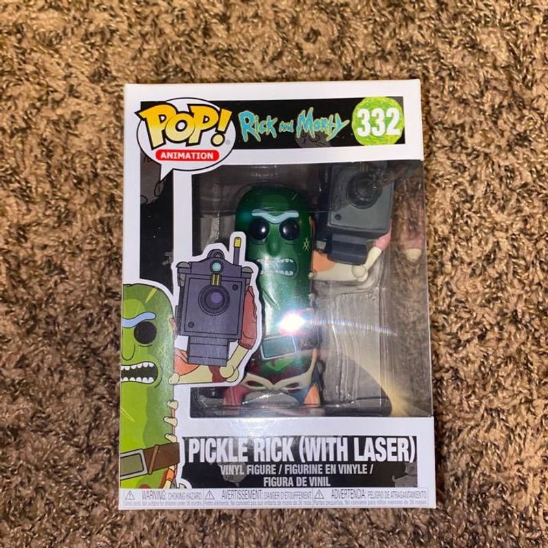 Verified Pickle Rick (with Laser) Funko Pop! Whatnot