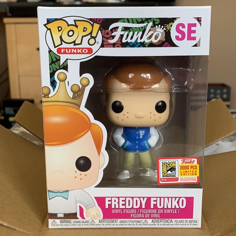 funko pop with leather jacket