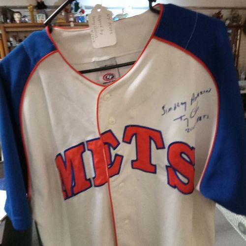 Terry Collins Autographed 2016 NY Mets Mothers Day Game Used Jersey