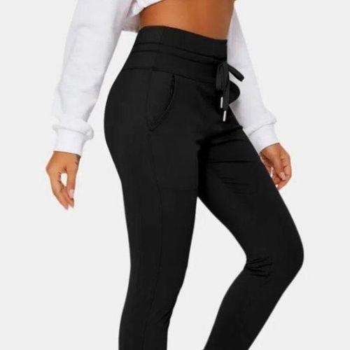 NWT HALARA JOGGERS BLACK DRAWSTRING - Size Small