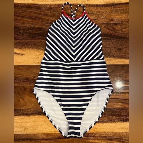 Tommy bahama breton 2025 stripe one piece