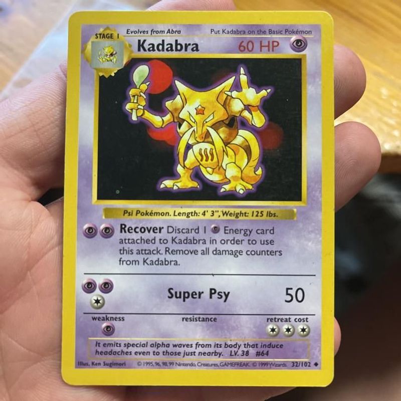 Kadabra - Base Set (Shadowless)