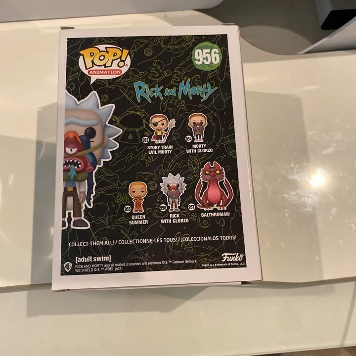 Verified Rick with Glorzo Funko Pop 