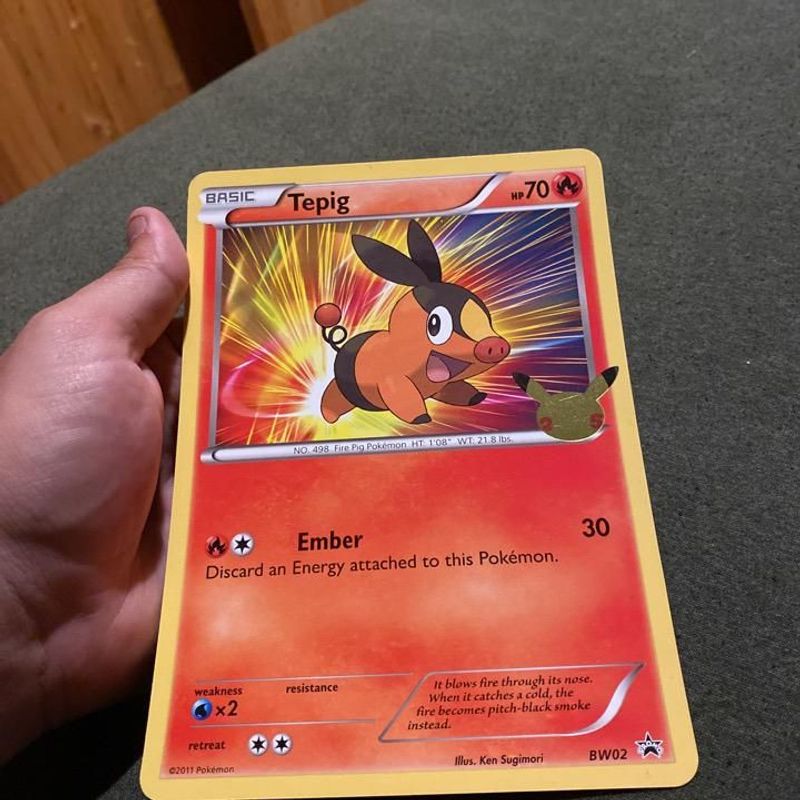 Tepig - 25th anniversary oversized promo