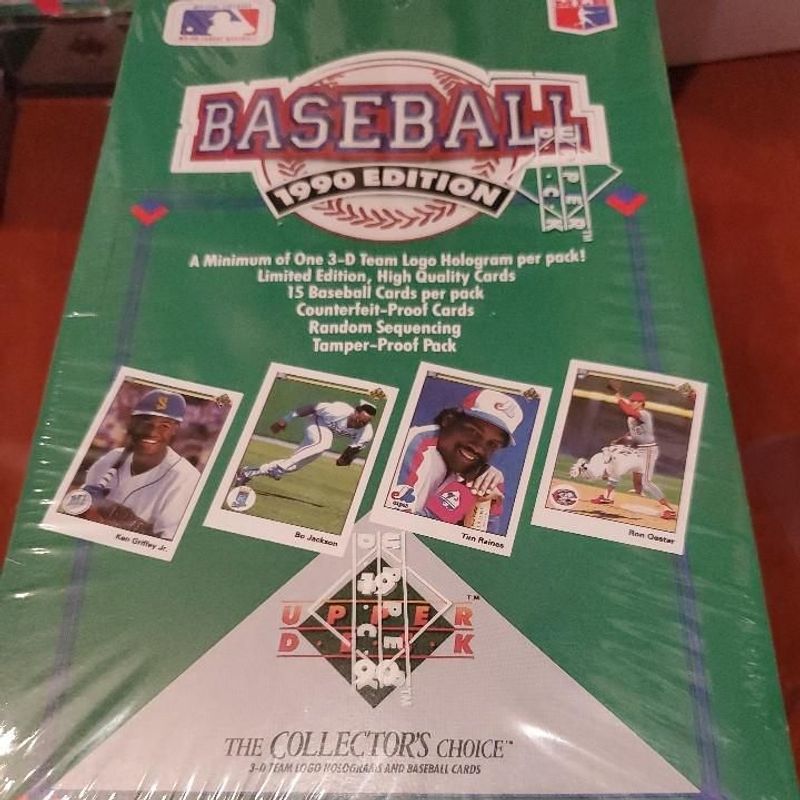 1990 Upper Deck MLB Baseball Hobby Box (Low Series)