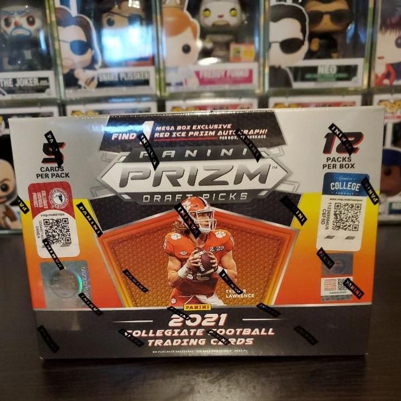 2021 Panini Prizm Draft Picks Football Mega Box (Orange Ice)