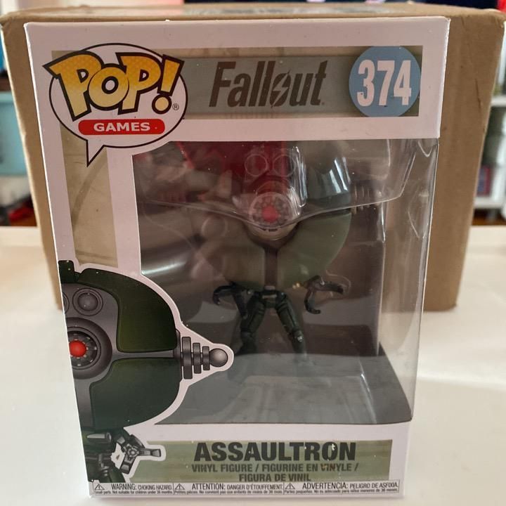 assaultron funko pop