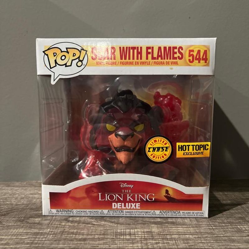 Scar with Flames (Red)