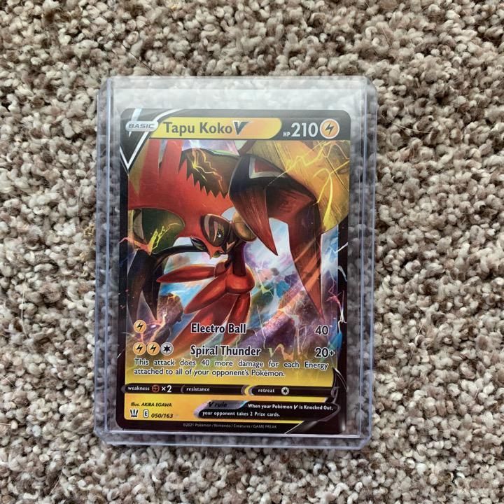 Verified Tapu Koko V Battle Styles Pokemon Cards Whatnot