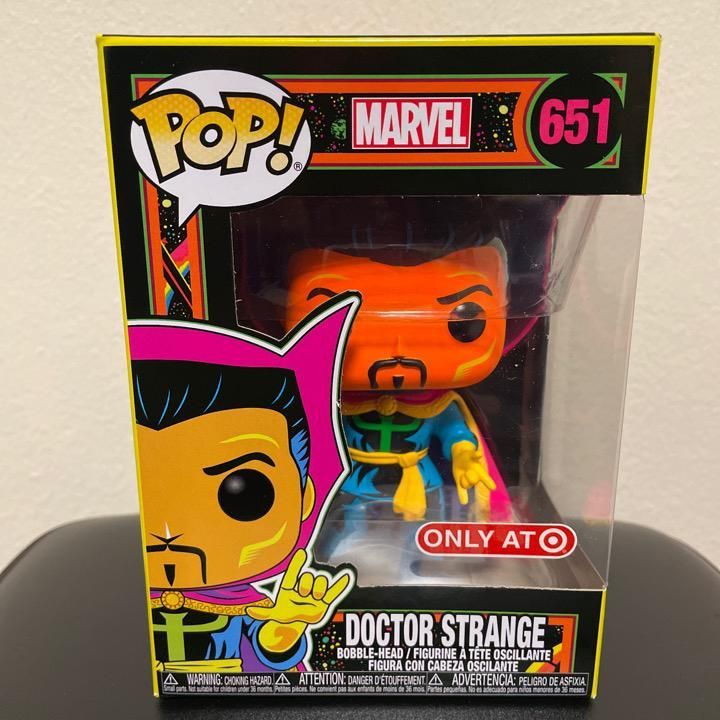 doctor strange black light funko pop