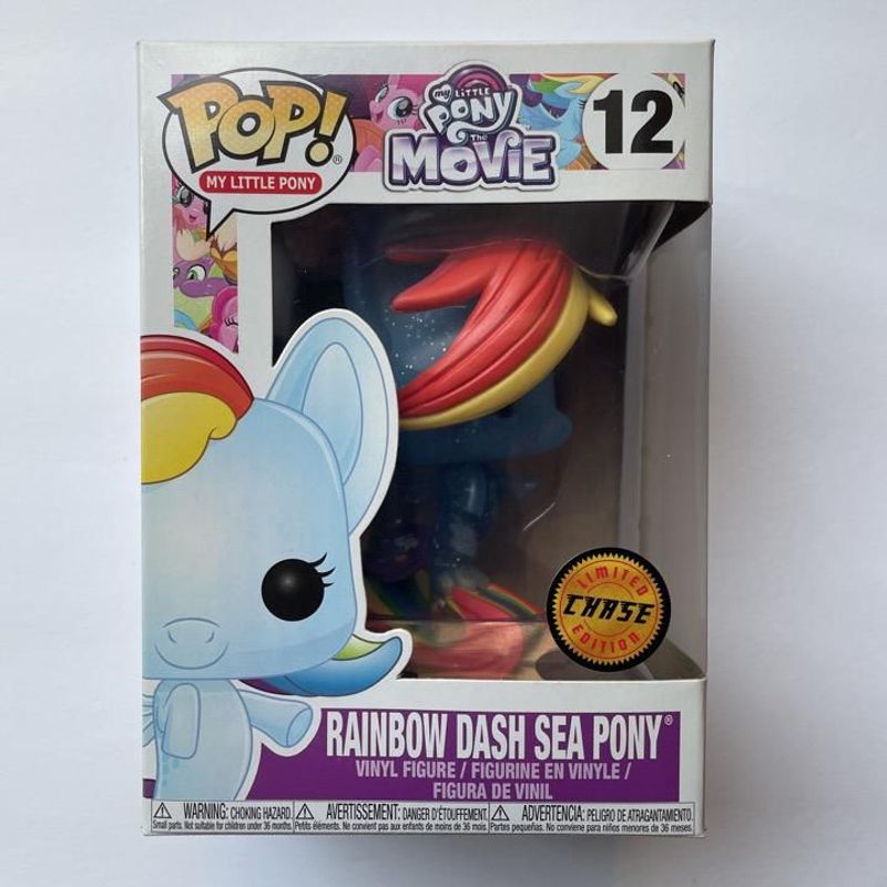 POP Vinyl My Little Pony film Rainbow Dash Sea Pony Limited Chase Edition 