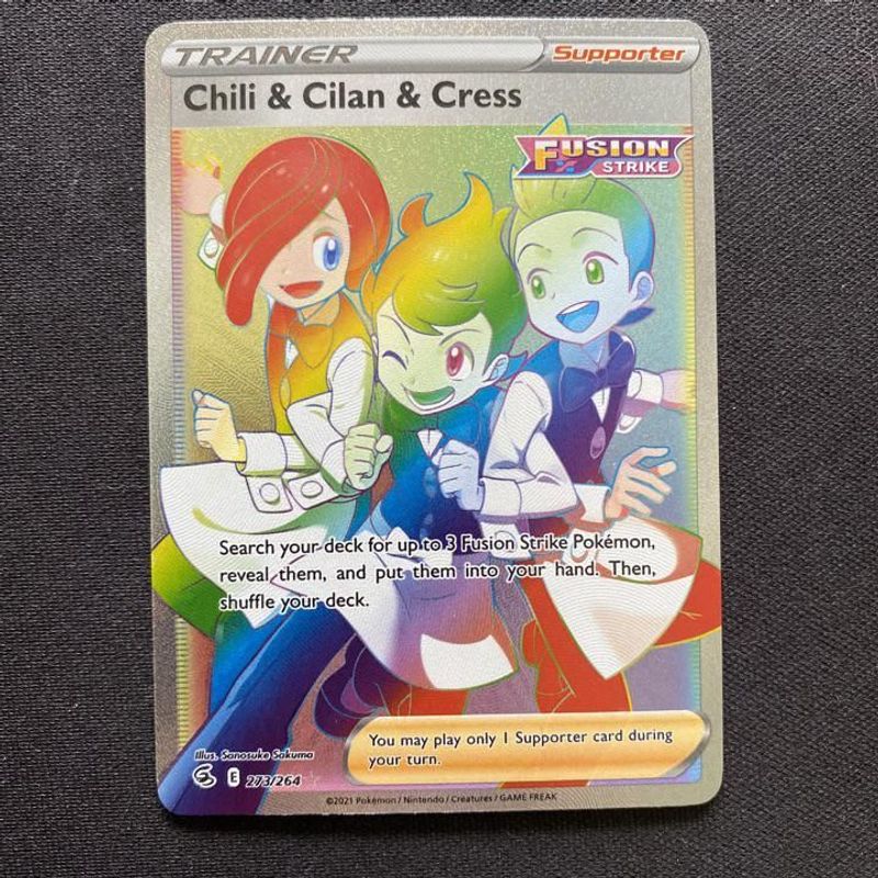 Chili & CIlan & Cress( Secret Rare) - Fusion Strike