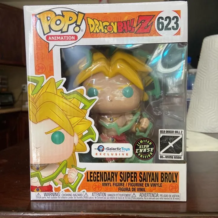 Broly funko pop glow in cheap the dark