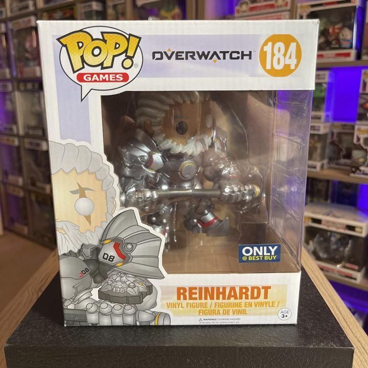 reinhardt funko pop no helmet