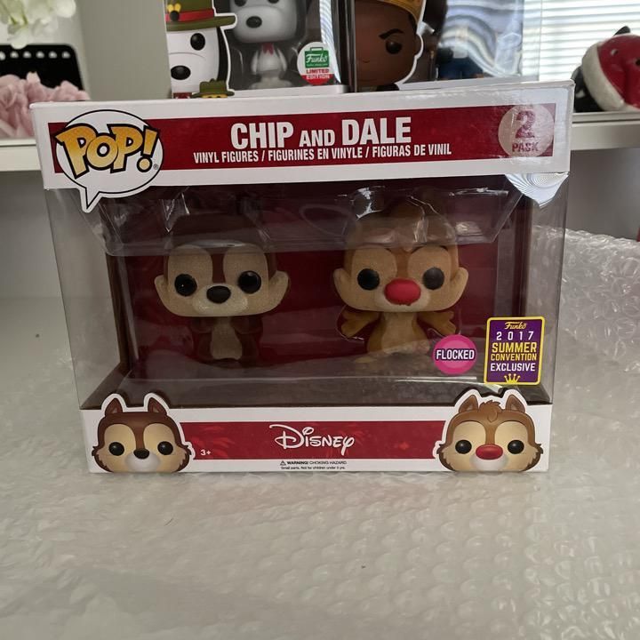 chip and dale flocked funko pop