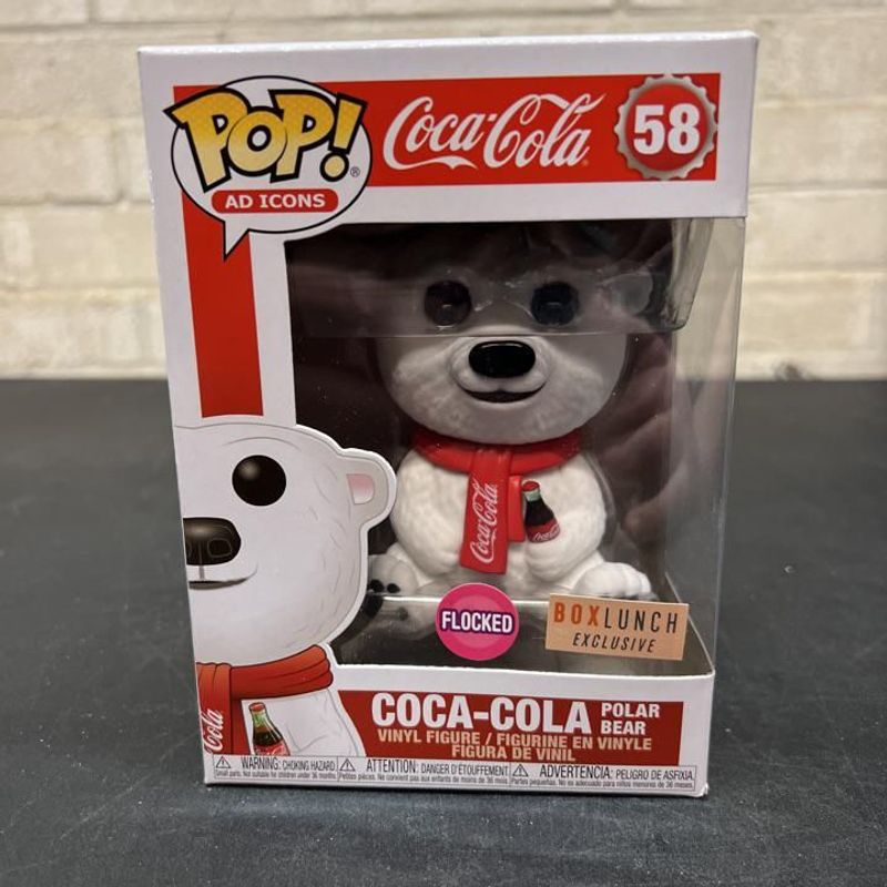Coca- Cola Polar Bear (Flocked)