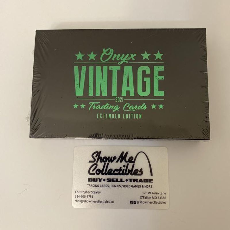 2021 Onyx Vintage Extended Series Baseball Hobby Box
