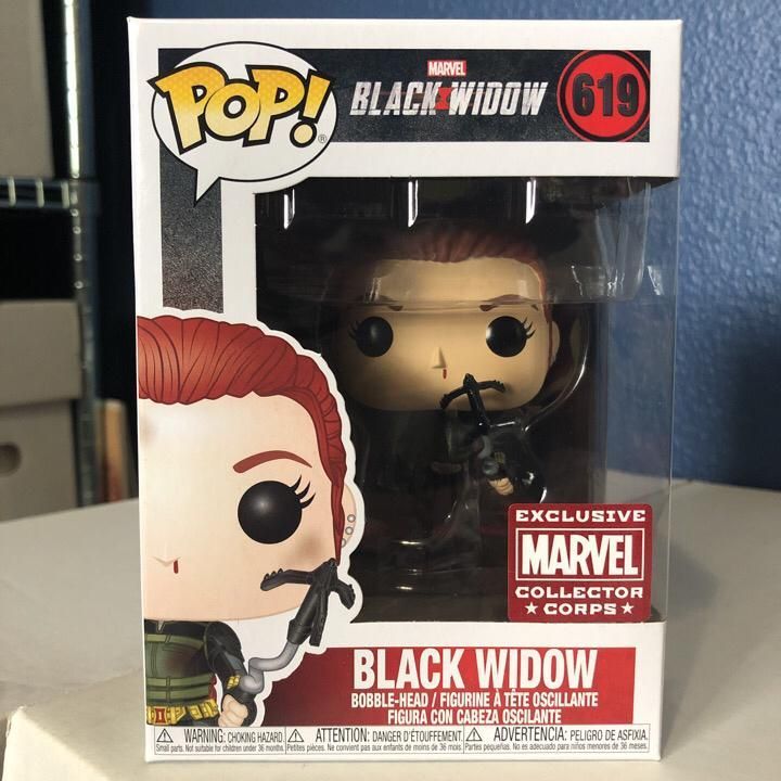 black widow collector corps funko