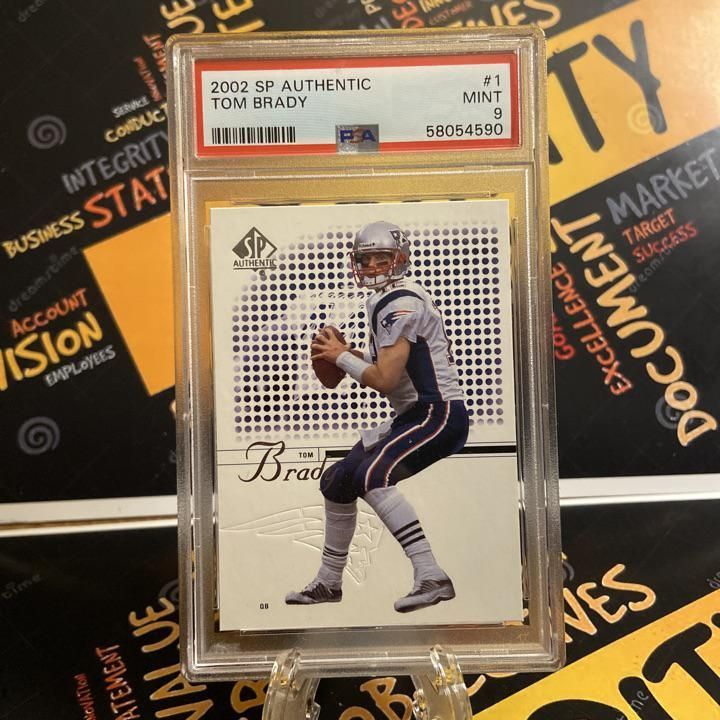Verified Tom Brady 2002 Upper Deck SP Authentic Other Cards Whatnot