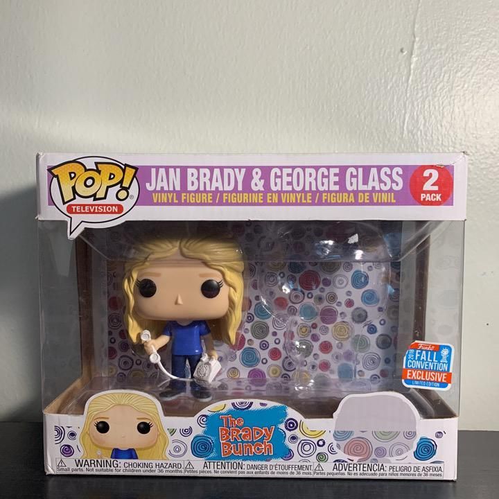 Verified Jan Brady & Glass (2Pack) [Fall Convention] by Funko