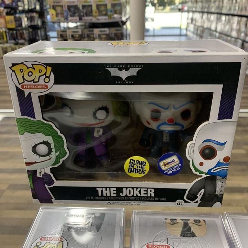 The Joker And Bank Robber Joker (The Dark Knight) (Glow in the Dark)