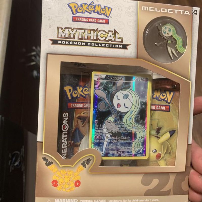 Melotta Pokemon Generations Mythical Collection 
