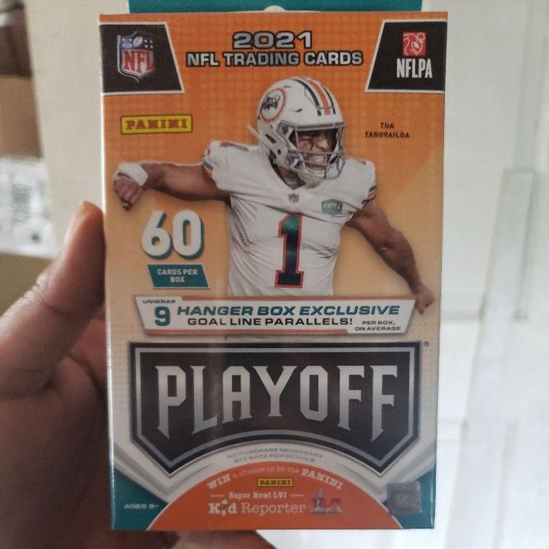2021 Panini Playoff Football Hanger Box (Goal Line Parallels)