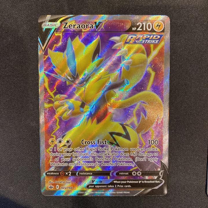 Top Five Zeraora V Full Art Chilling Reign