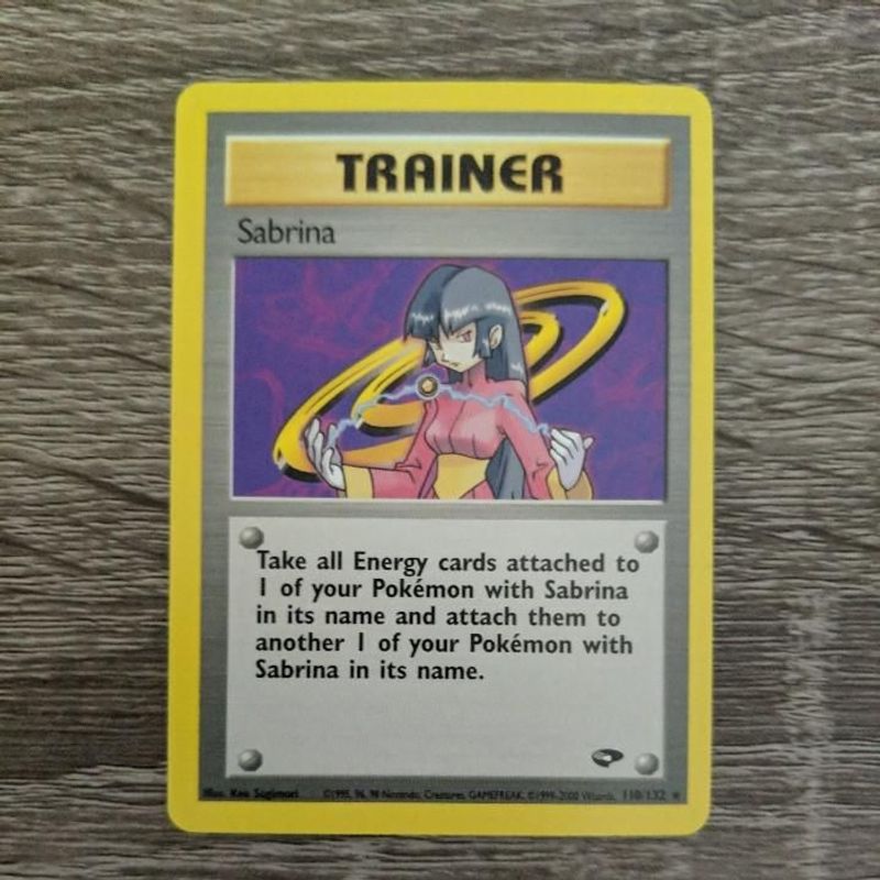 Verified Sabrina - Gym Challenge Pokemon Cards | Whatnot