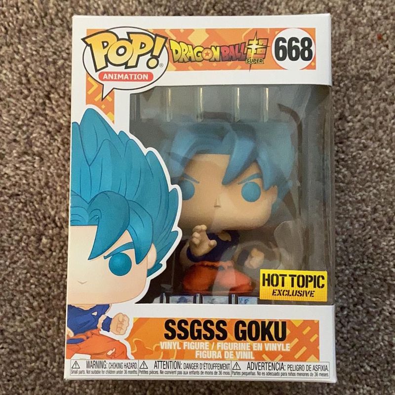 Authentic SSGSS Goku Funko Pop! | Whatnot