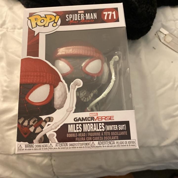 miles morales winter suit funko pop