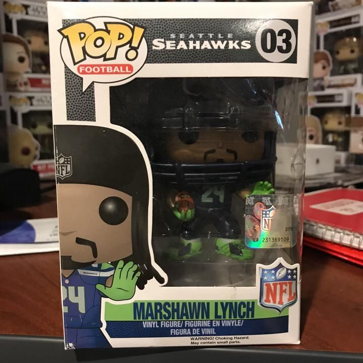 marshawn lynch seahawks funko pop