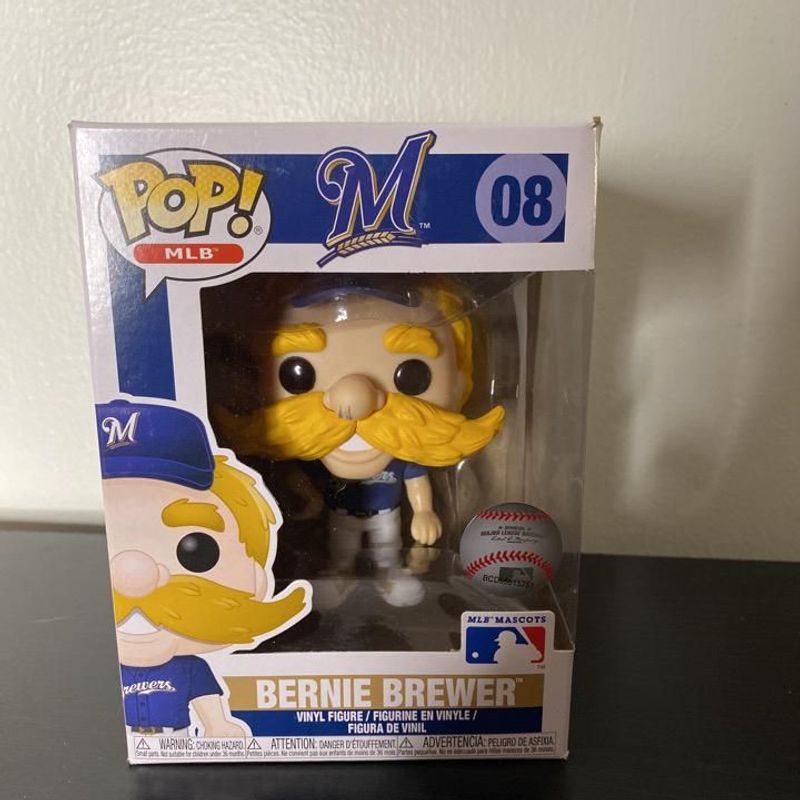 Funko POP! MLB Bernie the Brewer, Vinyl Figure 