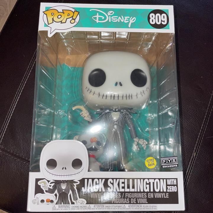 jack skellington day of the dead pop glow in the dark