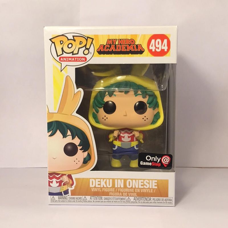 deku in onesie pop gamestop
