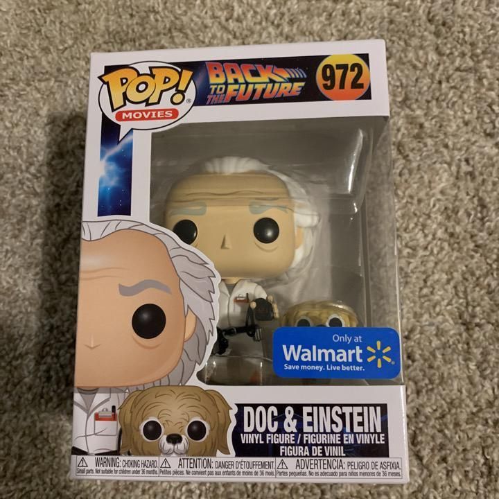 funko doc and einstein