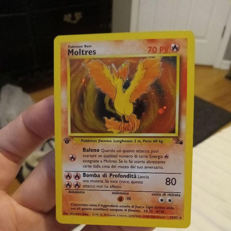 Moltres (12) - Fossil (1st edition)