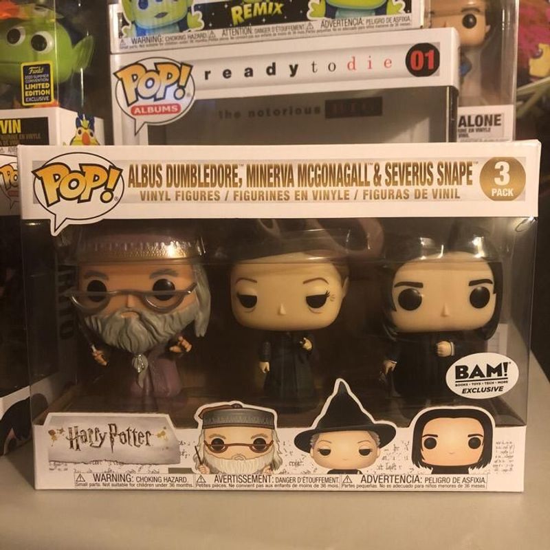 Albus Dumbledore, Minerva McGonagall & Severus Snape (3-Pack)