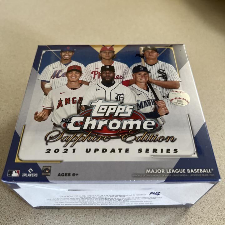 Verified 2021 Topps Chrome Sapphire Baseball Update Series Topps Cards
