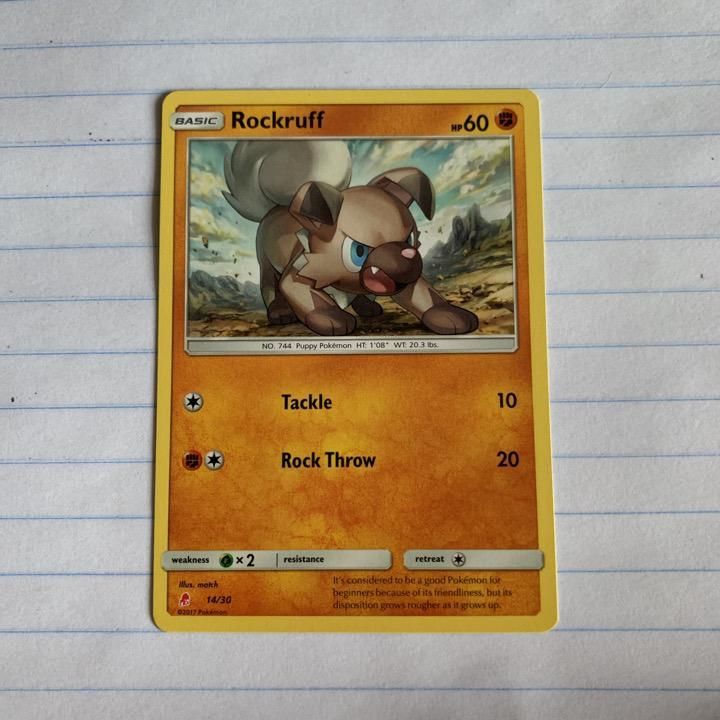 Verified Rockruff Sm Black Star Promos Pokemon Cards Whatnot