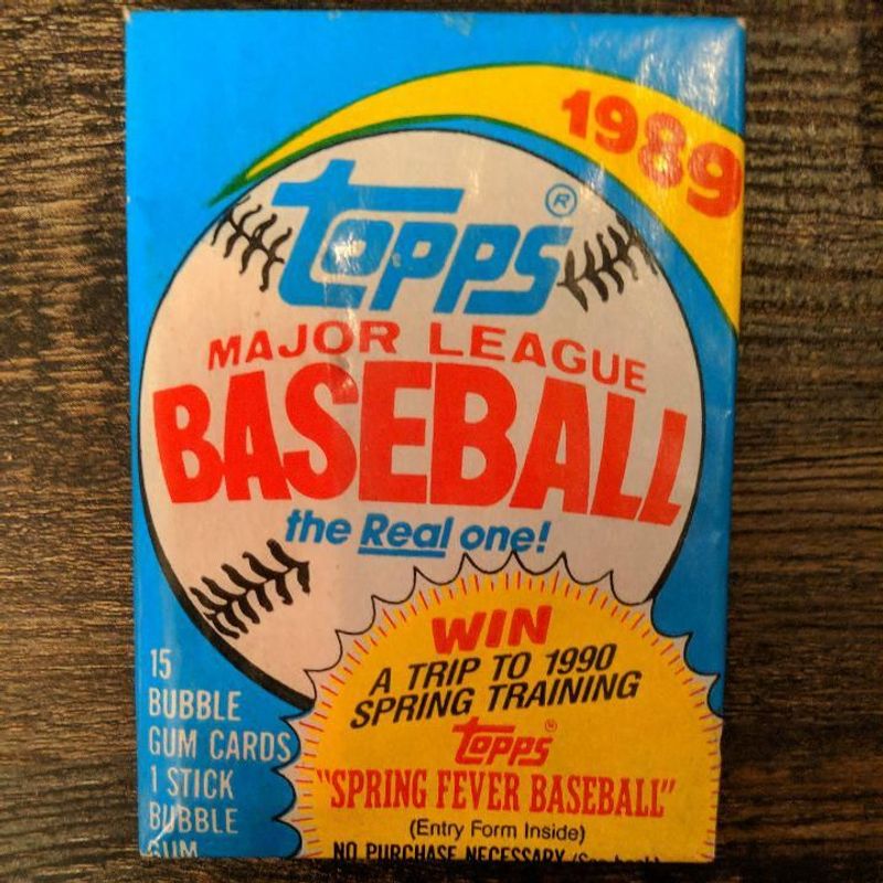 1989 Topps Baseball Wax Pack (15 cards)