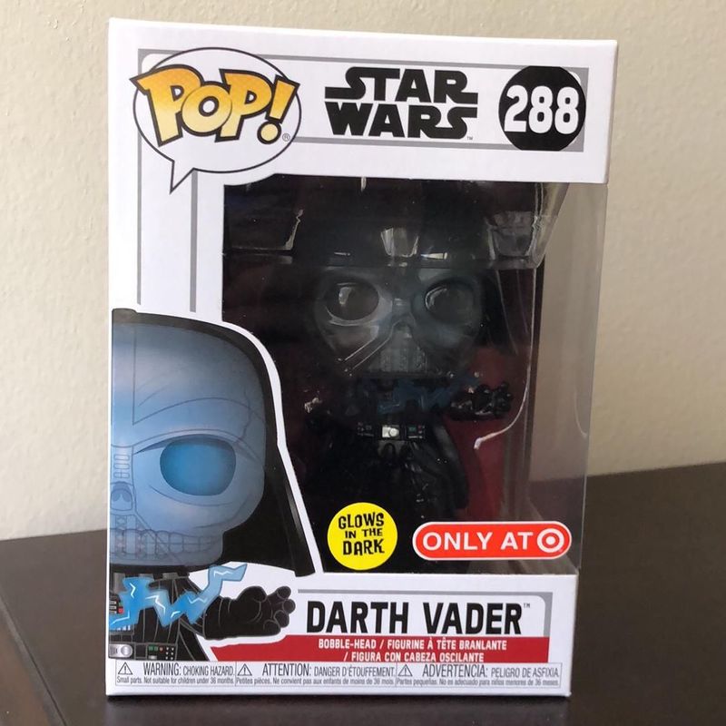 funko pop glow in the dark darth vader