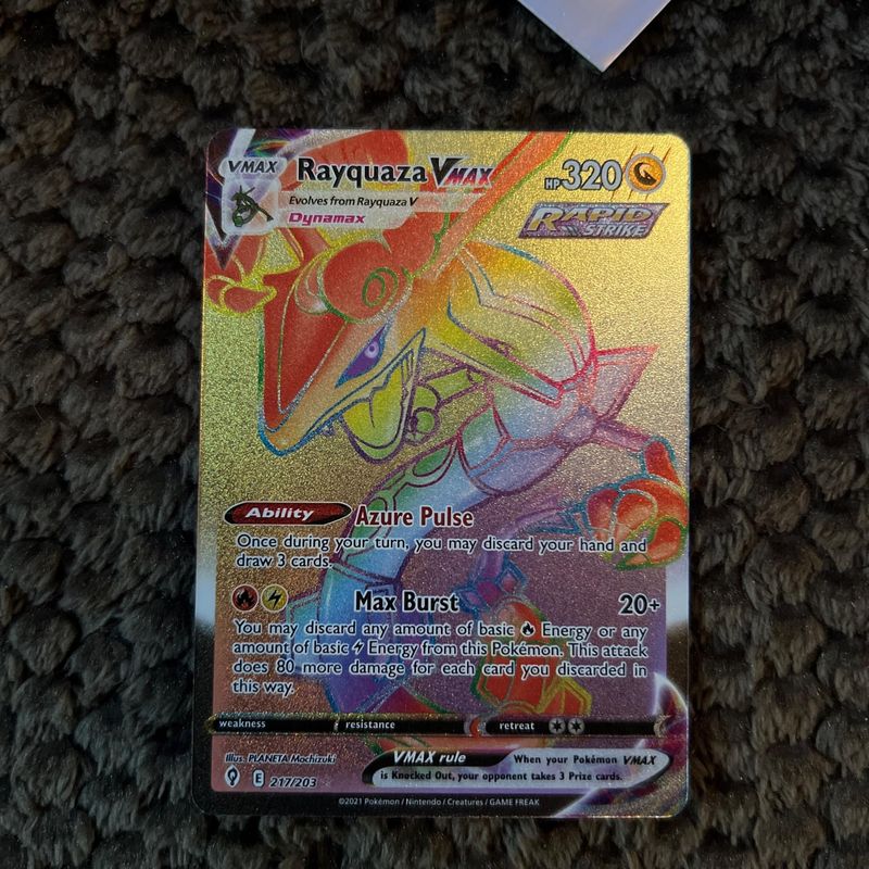 Verified Rayquaza Vmax (Secret Rare) - Evolving Skies by Pokemon Cards ...