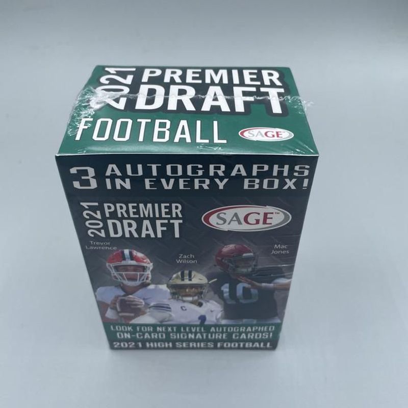 2021 Sage Hit Premier Draft High Series Football Blaster Box